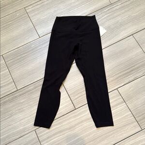 Lululemon Black High-Waisted Leggings Streamlined Fit- Ohio State University